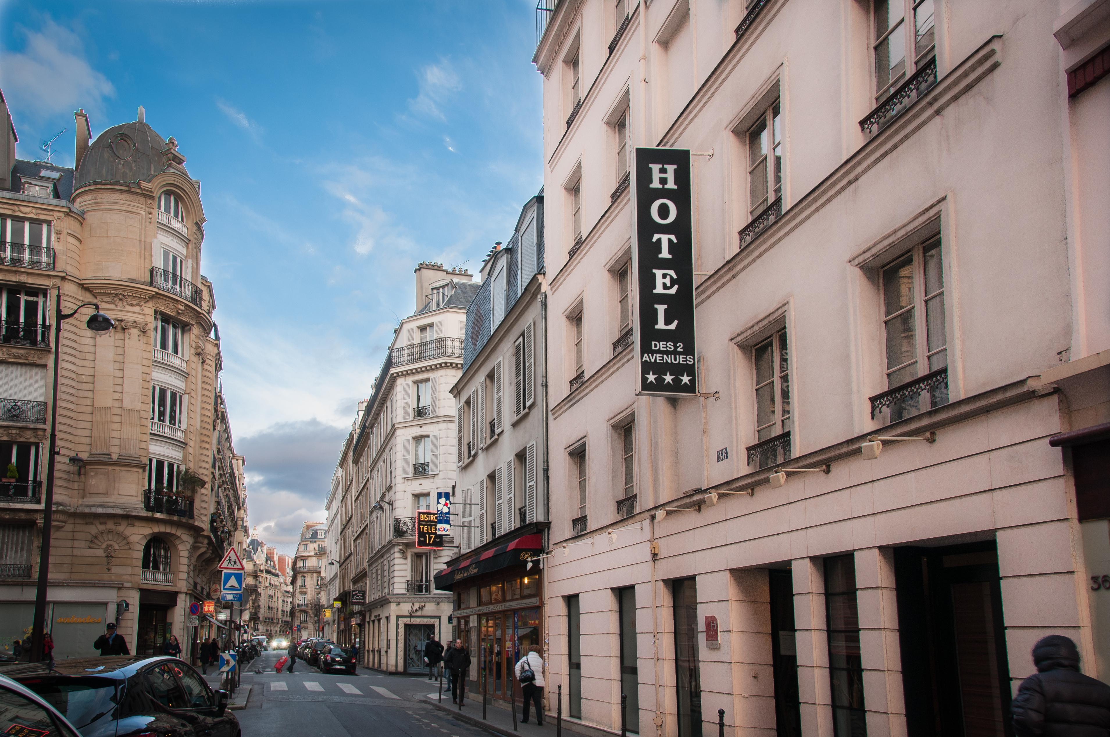 Hôtel des Deux Avenues Paris Exterior foto
